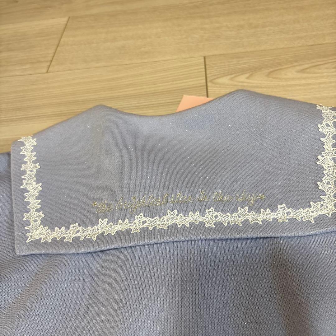 Mezzo Pianoセーラーワンピースとユニコーントレーナーとミントカットソー