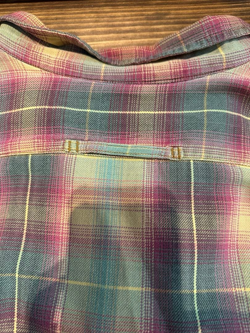 90s old stussy オンブレ シャツ ヴィンテージ USA製