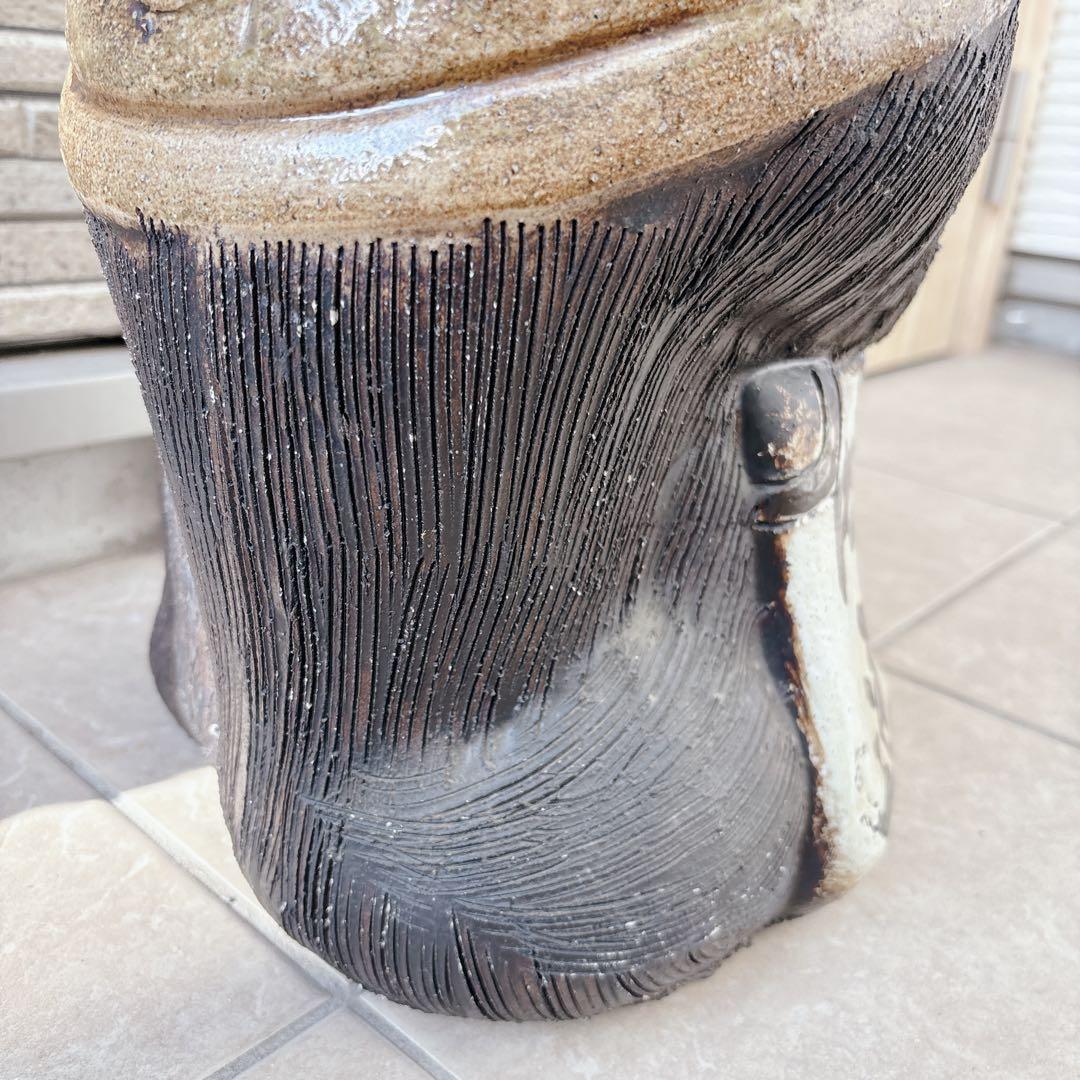 陶器製 たぬき 置物　信楽焼￼￼ たぬき　タヌキ　他抜き