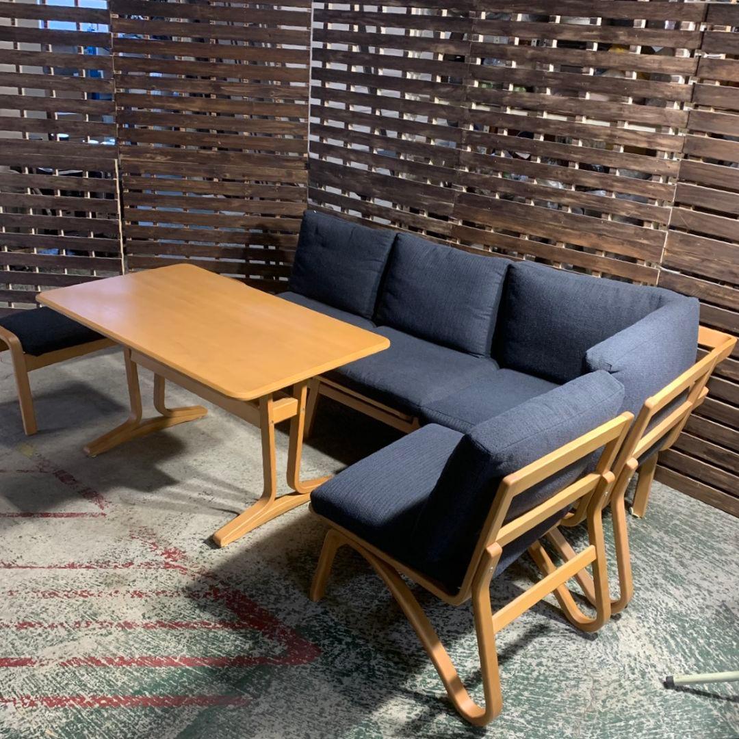 J599 ケユカ KEYUKA コーナーダイニングテーブルセット