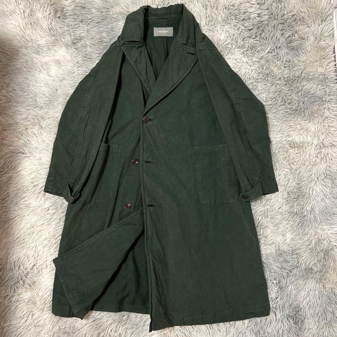 【美品】nest Robe スーピマコットンフレンチアーミーコート
