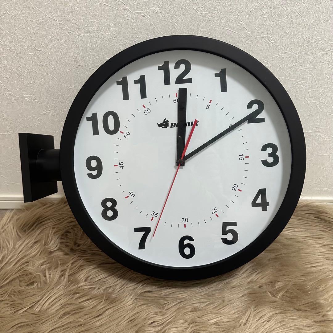 ダルトン ダブルフェイス 両面時計 BK