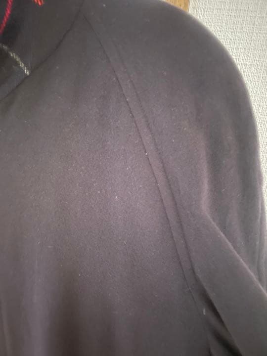 Burberrys'イングランド製ウールコート　ネイビーチェック