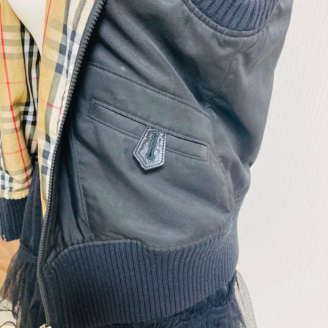 バーバリー　BURBERRY LONDON ファー付きベスト