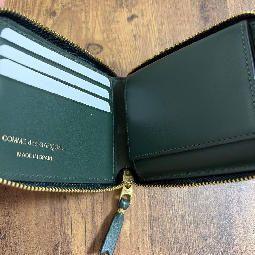 COMME DES GARÇONS ラウンドジップ　コンパクト　レザーウォレット
