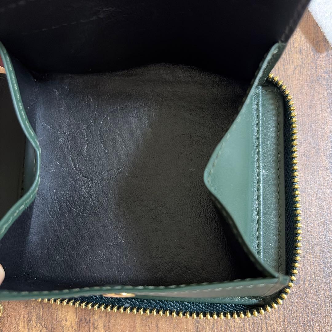 COMME DES GARÇONS ラウンドジップ　コンパクト　レザーウォレット