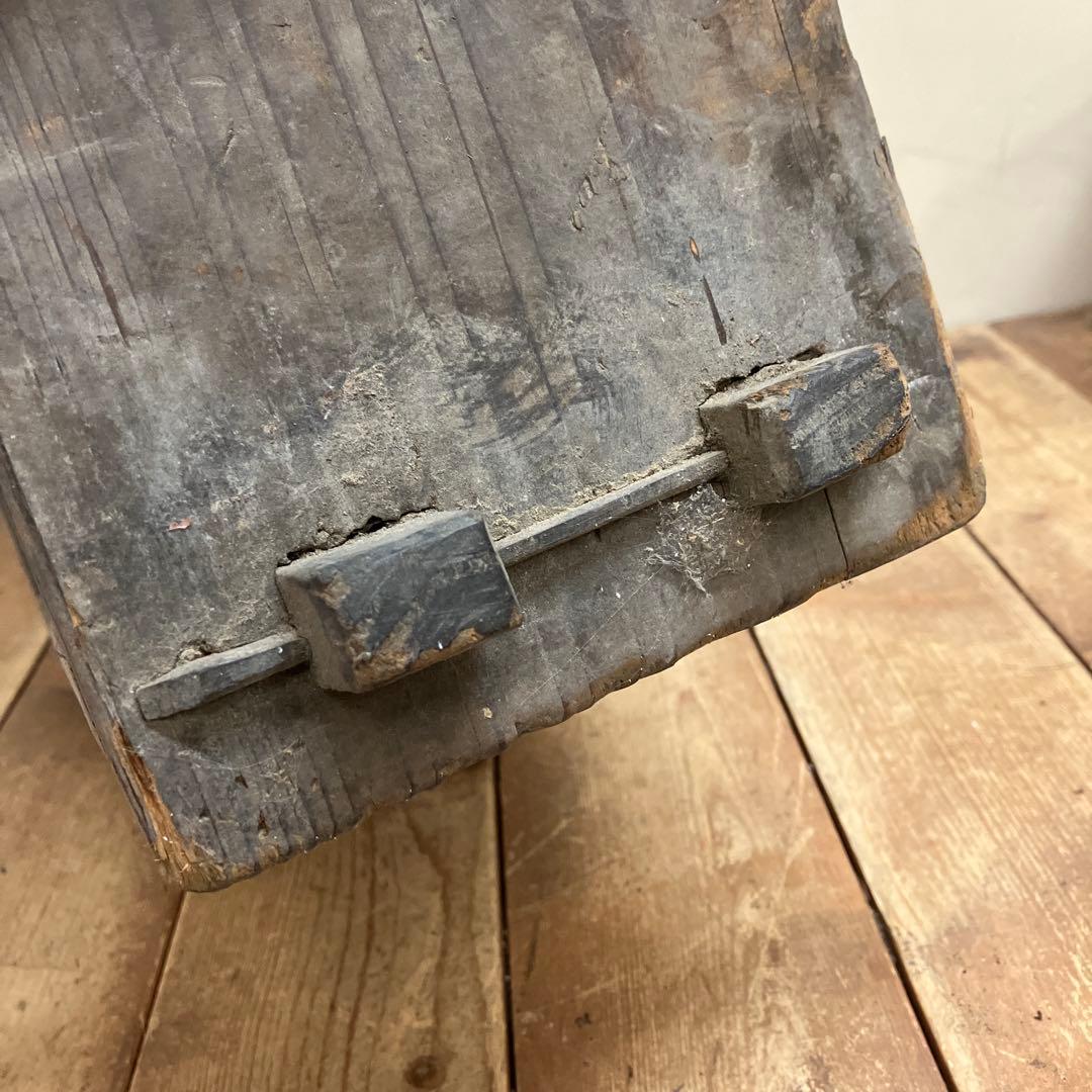 A-5 昭和レトロ 古木 古道具 くさび型 オープンシェルフ オープンラック