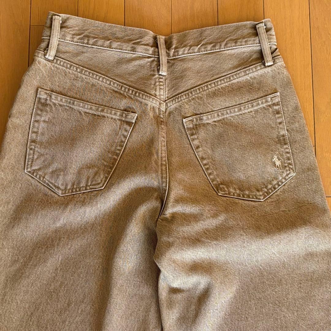 定価37,400円 美品　ポロラルフローレン WIDE LEG CROP デニム