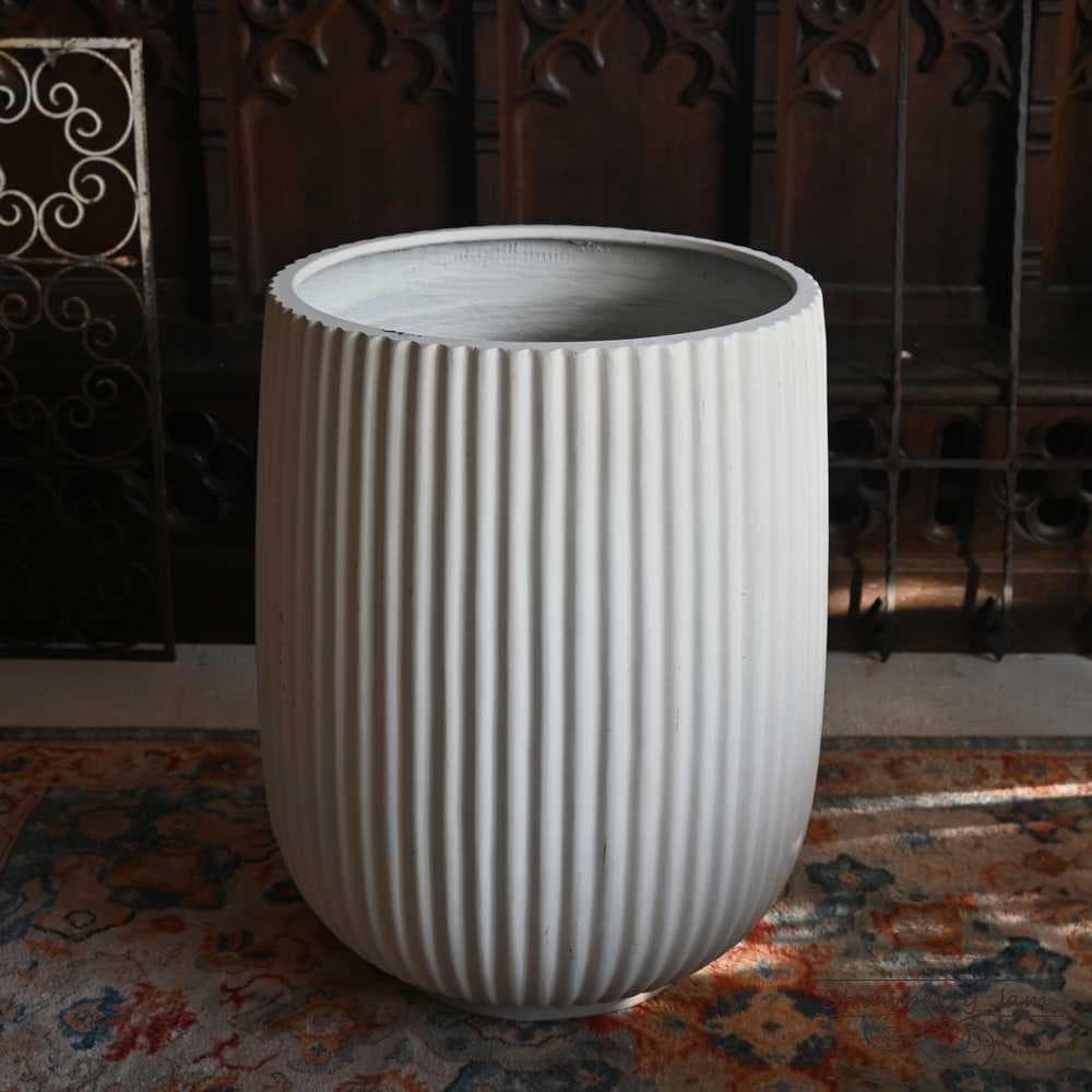 L3710-36 英国アンティーク ブリキ ドラム ジャンク 鉢 ガーデニング