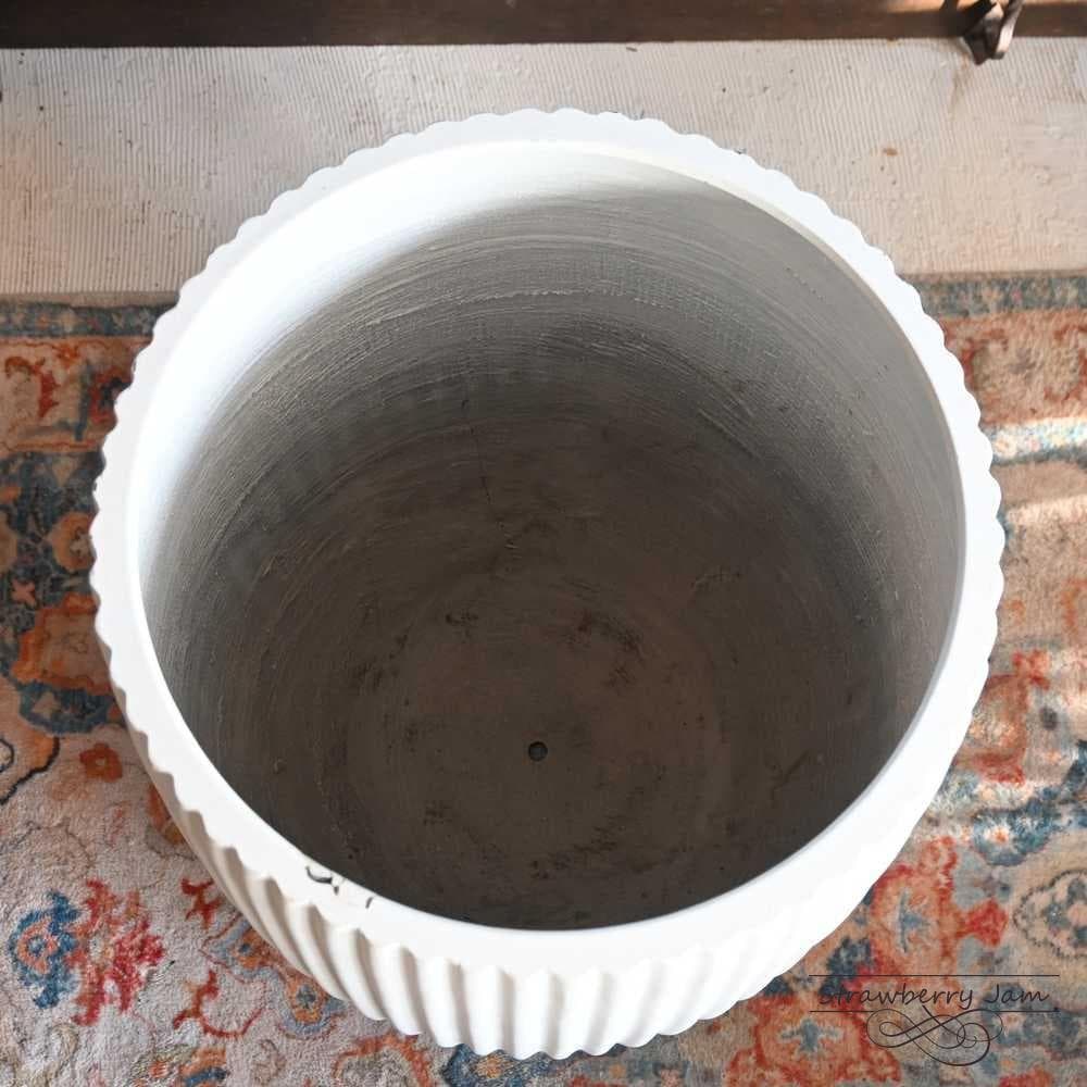 L3710-36 英国アンティーク ブリキ ドラム ジャンク 鉢 ガーデニング