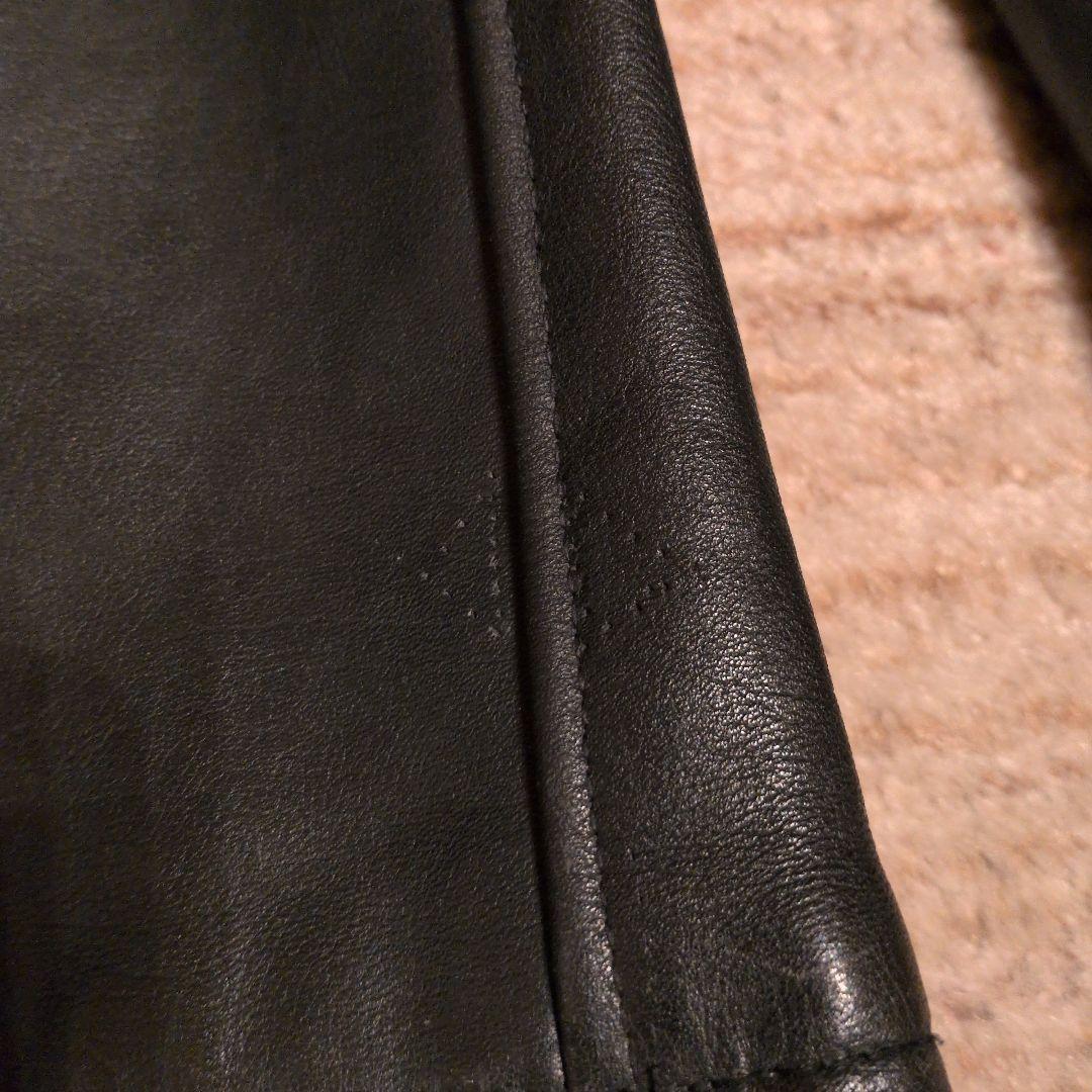 40年代〜50年代スゥエーデン製レザージャケット 黒　ゴートスキン