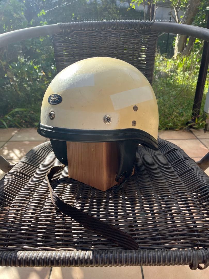 BUCO ブコ プロテクター　リブ付き太ゴム　ビンテージ ハーフヘルメット