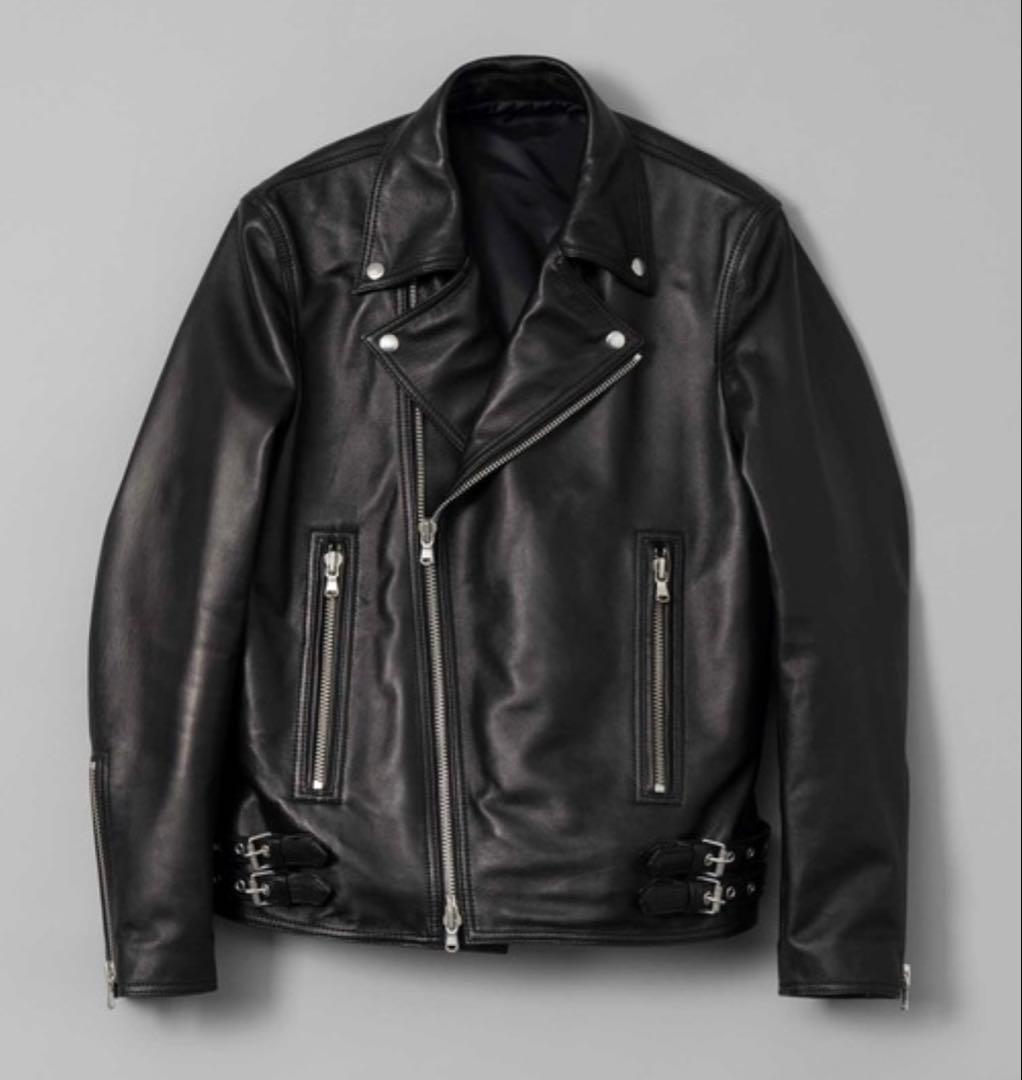 MAISON SPECIAL本革シープレザーダブルライダースジャケット