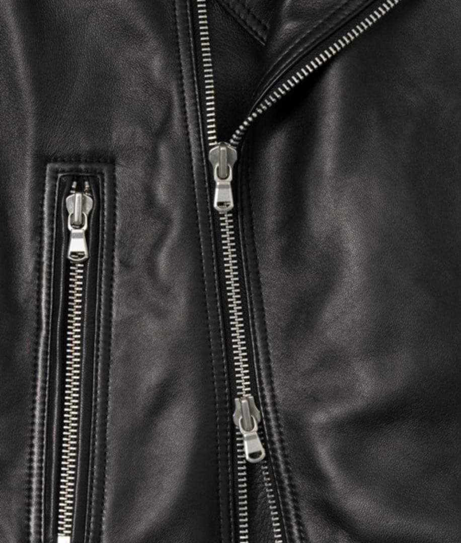 MAISON SPECIAL本革シープレザーダブルライダースジャケット