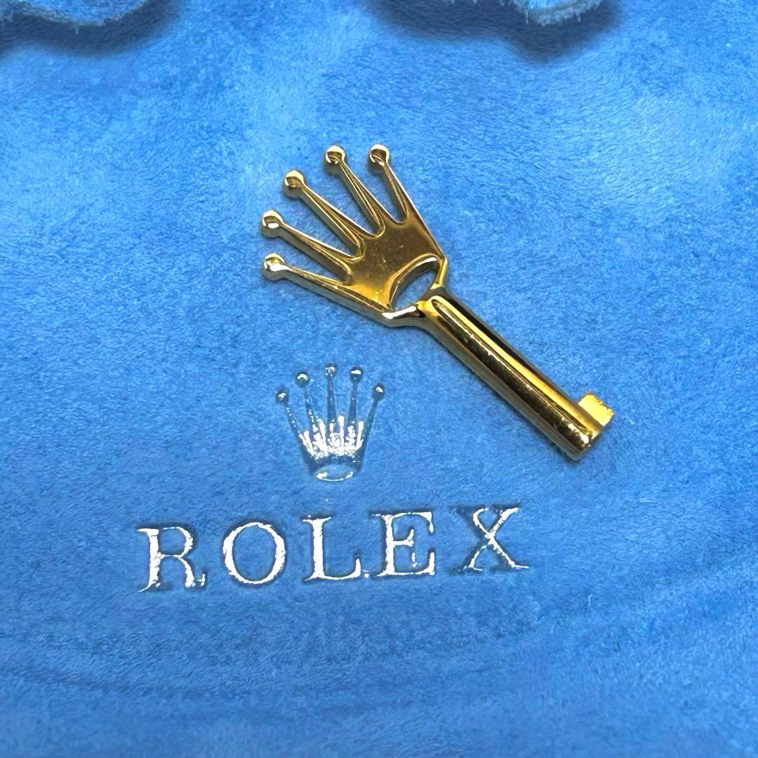 純正 ロレックス ジュエリーボックス 鍵付き ブルー アクセサリーケース ブルー