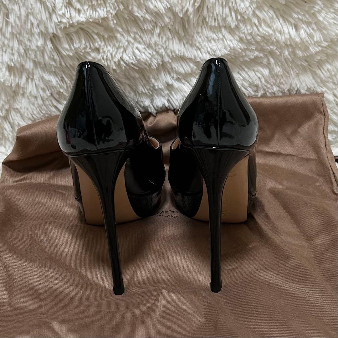 【美品】Gianvito Rossi ジャンヴィトロッシ ハイヒール パンプス