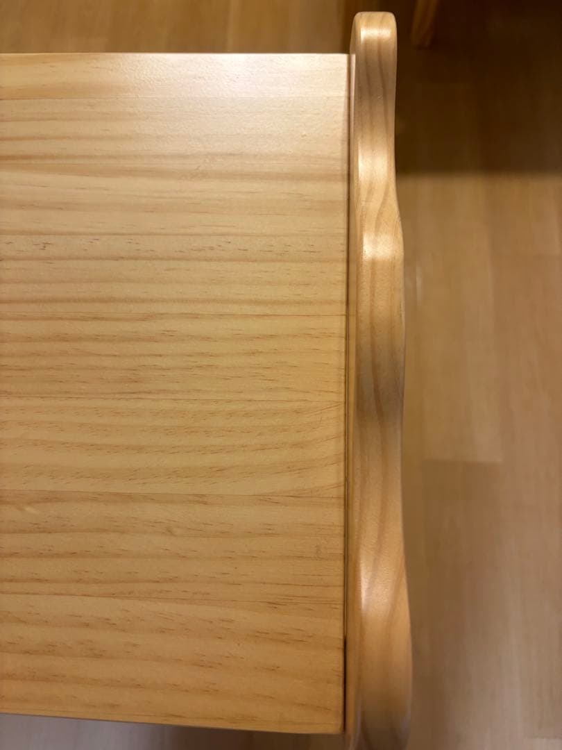 木製4段ラック 自然な木の仕上げ