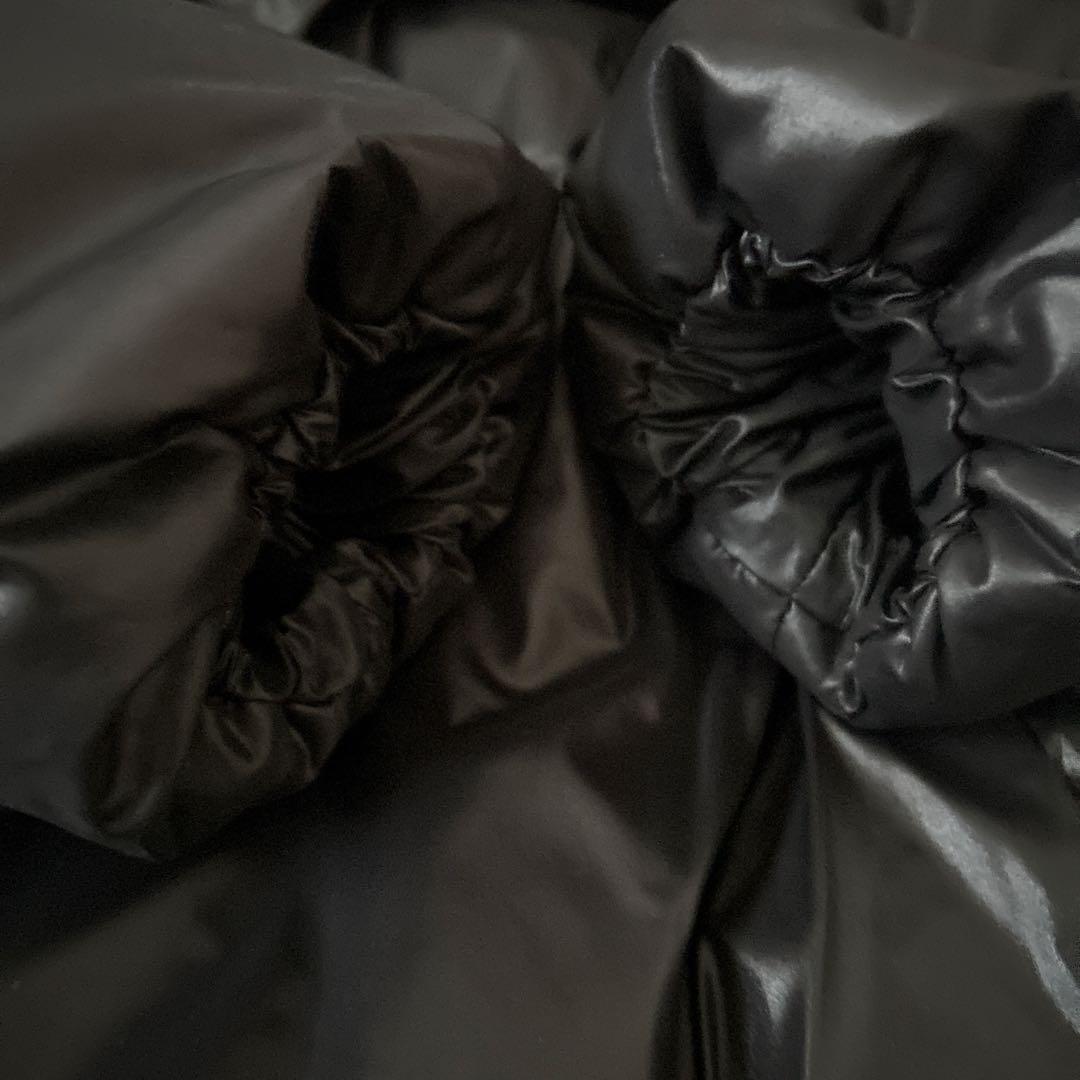 デュペチカ　ダウンジャケット　フード付き ブラック　40