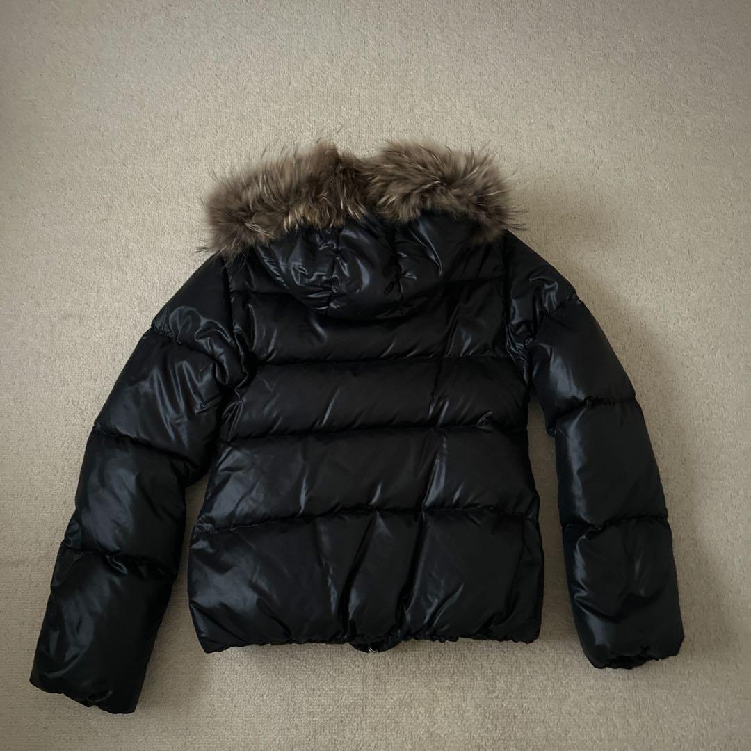 デュペチカ　ダウンジャケット　フード付き ブラック　40
