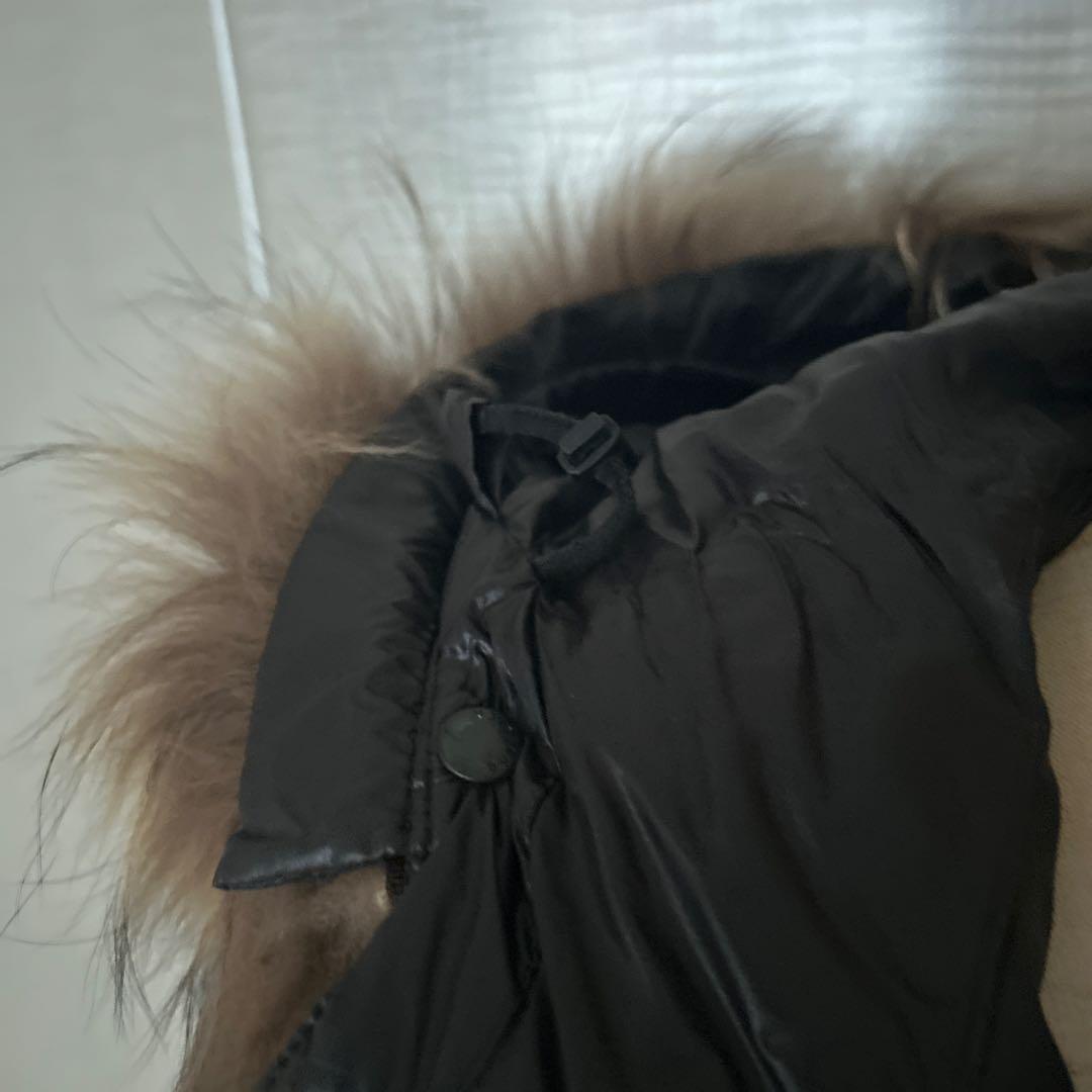 デュペチカ　ダウンジャケット　フード付き ブラック　40