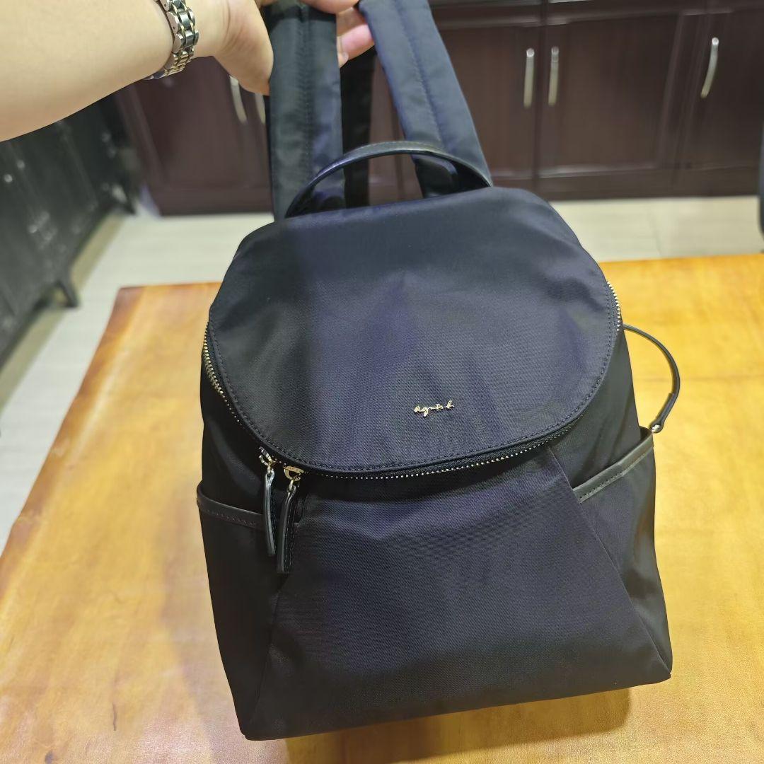 VOYAGE FEMME バックパック リュック ブラック agnès b.