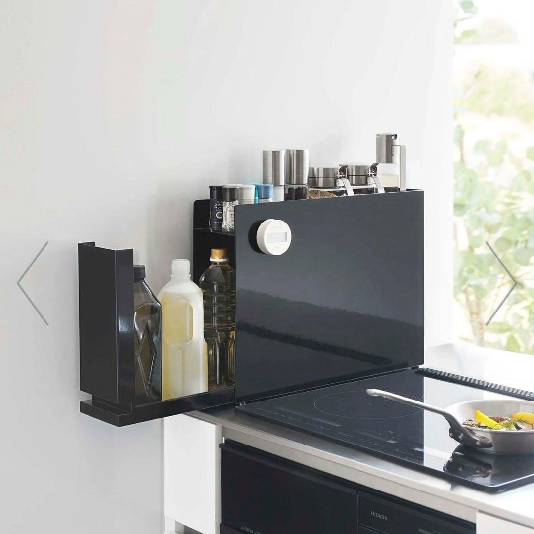 隠せる調味料ラック タワー山崎実業 tower 調味料ラック キッチン収納 隙間