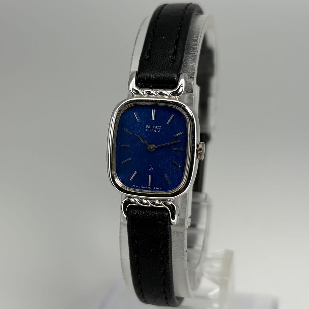 未使用品 SEIKO セイコー 1400-6050 80s QZ時計 電池交換済