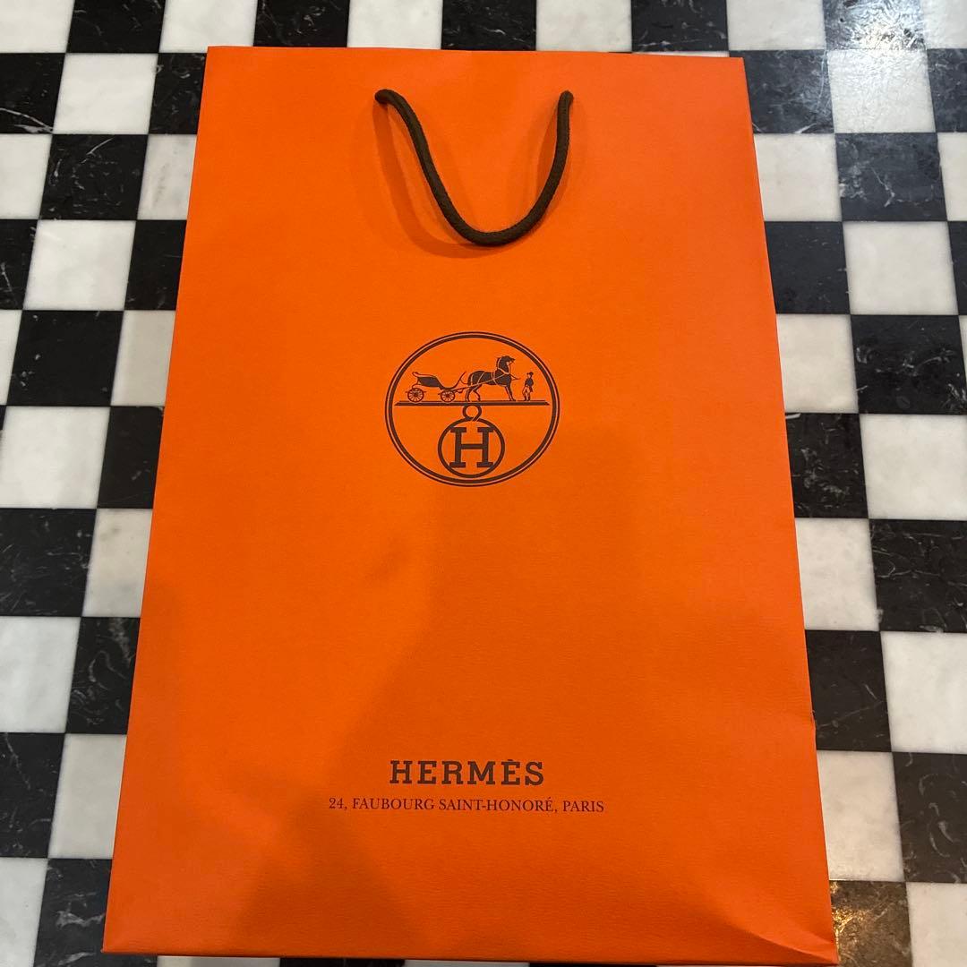 HERMESネイビー バルマカーンコート　ステンカラーメンズ（レディース着用可）