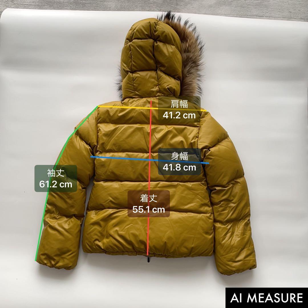 DUVETICA Adhara アダラ ラクーンファー ダウンジャケット 40