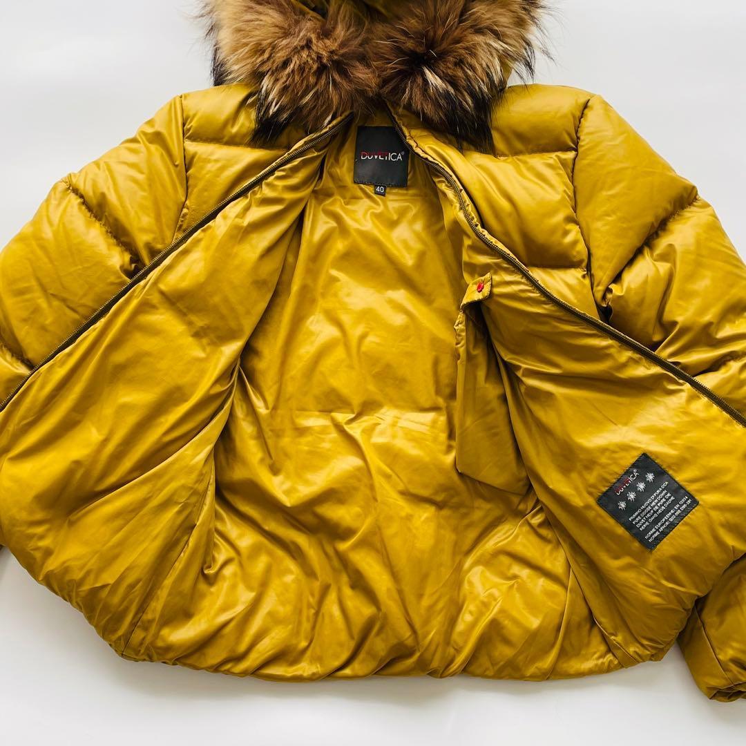DUVETICA Adhara アダラ ラクーンファー ダウンジャケット 40