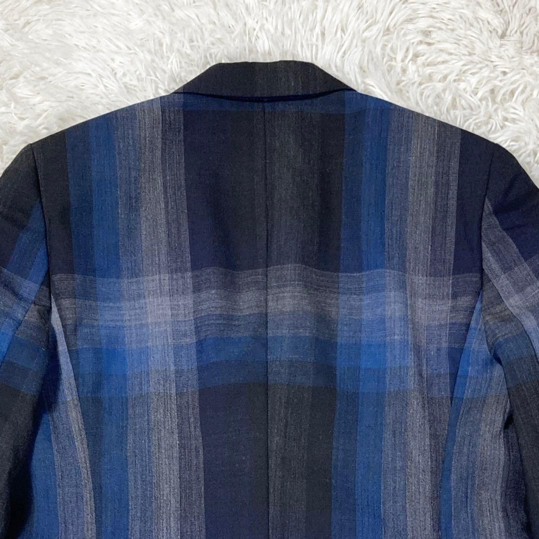 極美品　ポールスミスブラック　チェック柄　サイズ40(L)