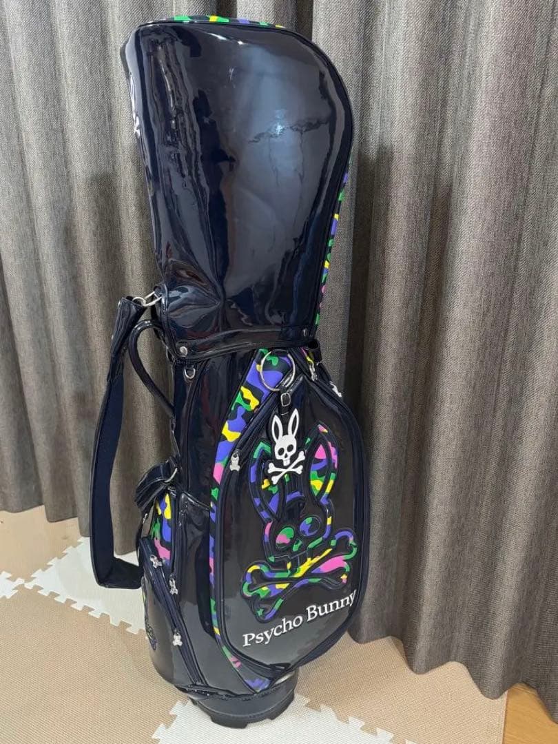 [美品・希少]Psycho Bunny ゴルフバッグ・キャディバッグ