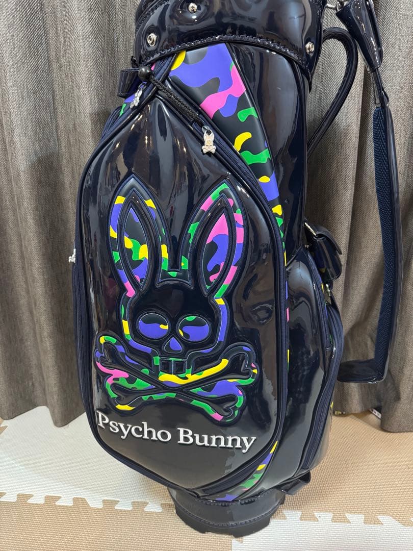 [美品・希少]Psycho Bunny ゴルフバッグ・キャディバッグ