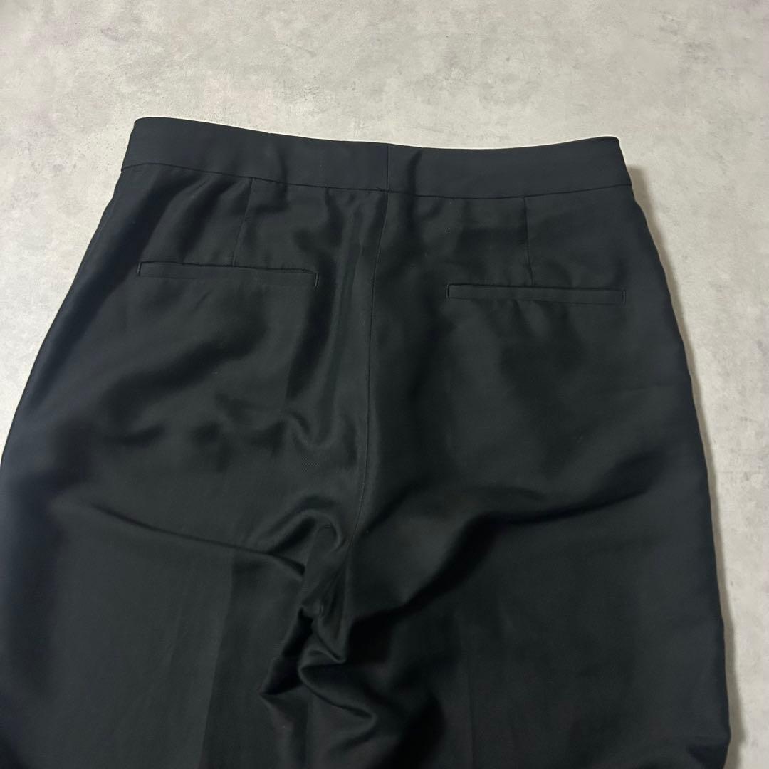 セオリーリュクス スーツ セットアップ ワイドパンツ ダブル 黒 カジュアル