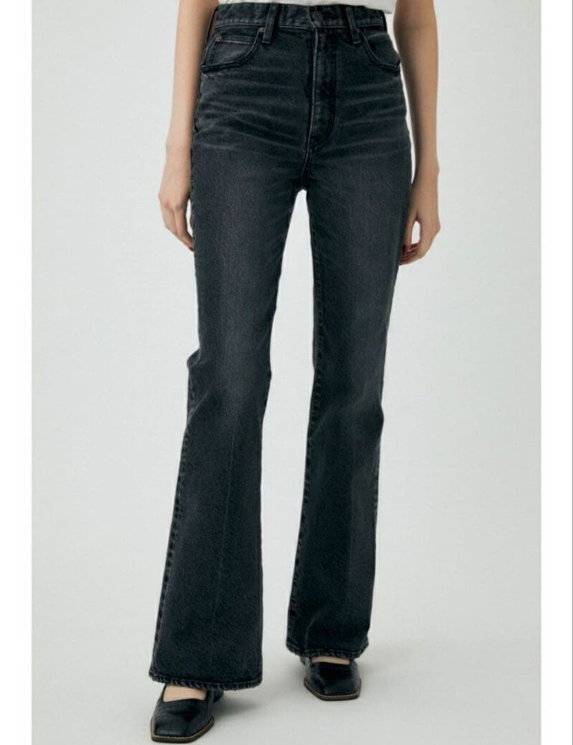 MOUSSY マウジー MVS BLACK FLARE ブラック 23