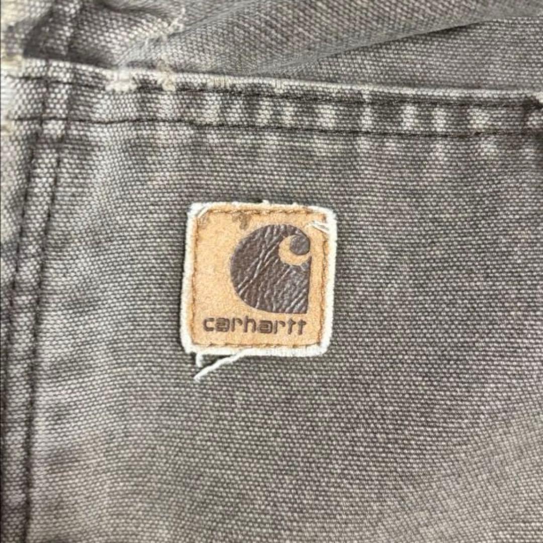 00s Carhartt ダックジャケット アクティブジャケット　鬼ヒゲ　焦茶