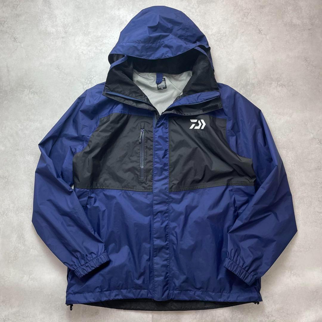 美品✨DAIWA レインマックス ウィンタースーツ 黒青 XLサイズ