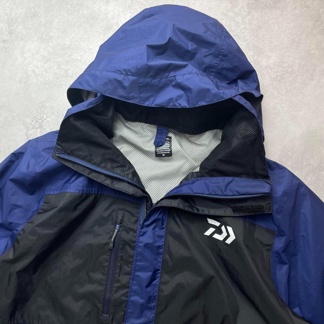 美品✨DAIWA レインマックス ウィンタースーツ 黒青 XLサイズ