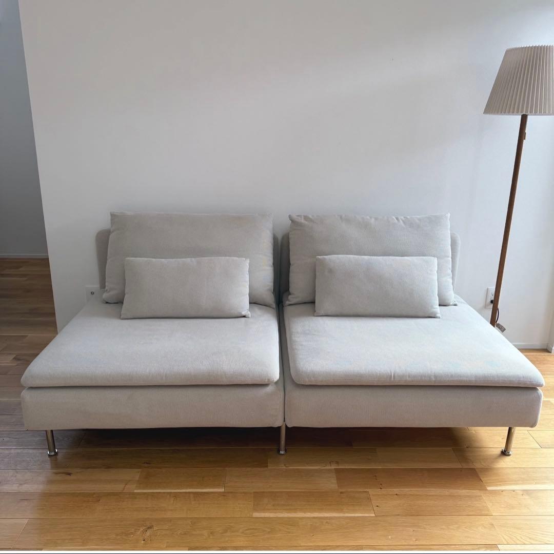 IKEA イケア　ソファ　ソーデルハムン　3人掛け　1人　北欧　ライトベージュ