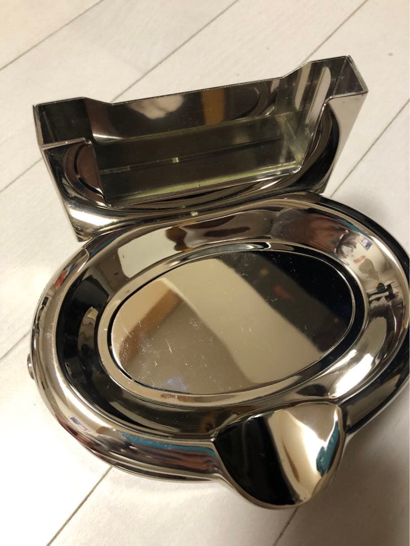 ダビドフ　灰皿　シガーアシュトレー　アンティーク　ステンレス製　　2点セット