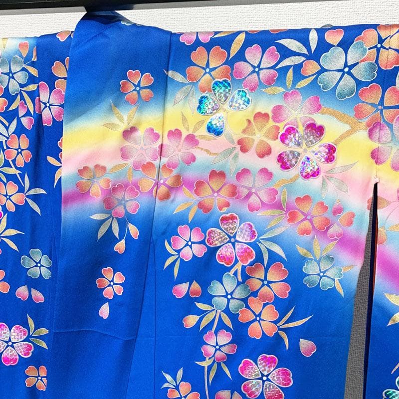 512w2☆引き振袖 掛下 ラメ装飾 金彩 比翼付☆美品 結婚式ブライダル 舞台