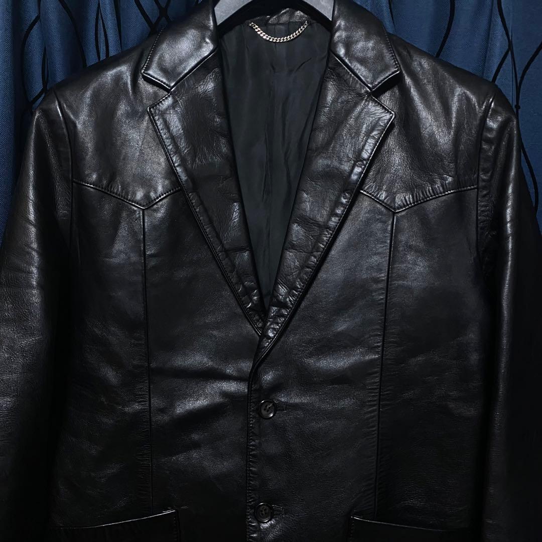 LEATHER WESTERN JACKET レザー　wacko maria