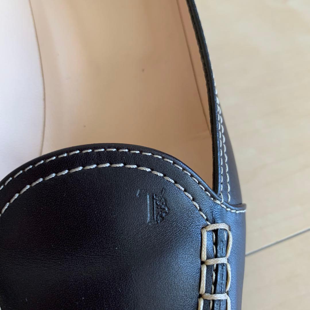 【TOD’S】ダークブラウンパンプス　サイズ38