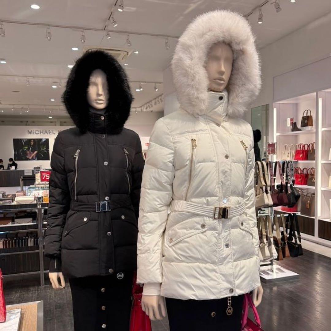 ベルテッド フォー ジップ パファージャケット　マイケルコース　MICHAEL