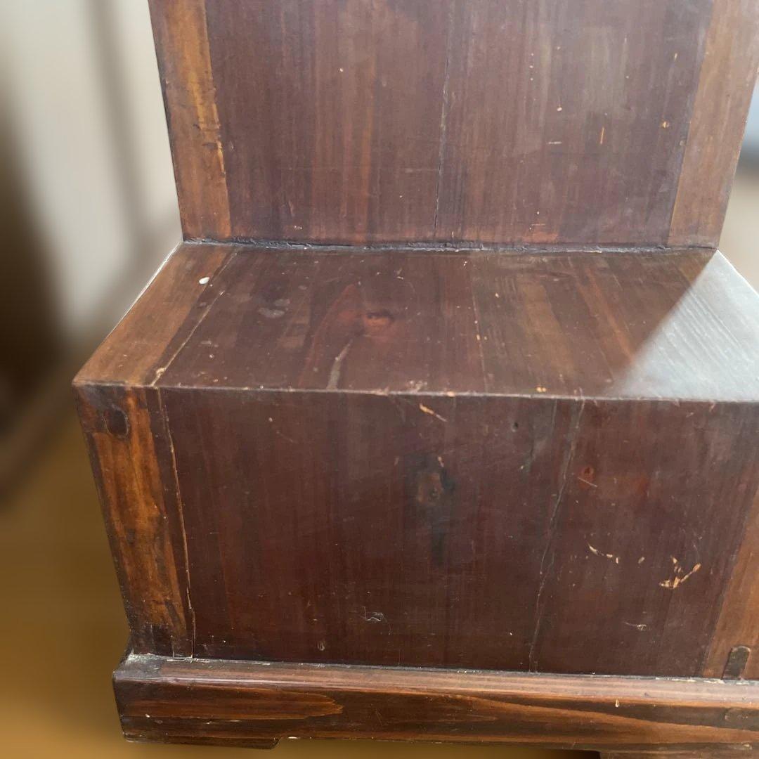 階段タンス　高さ約75.7cm 幅約72cm