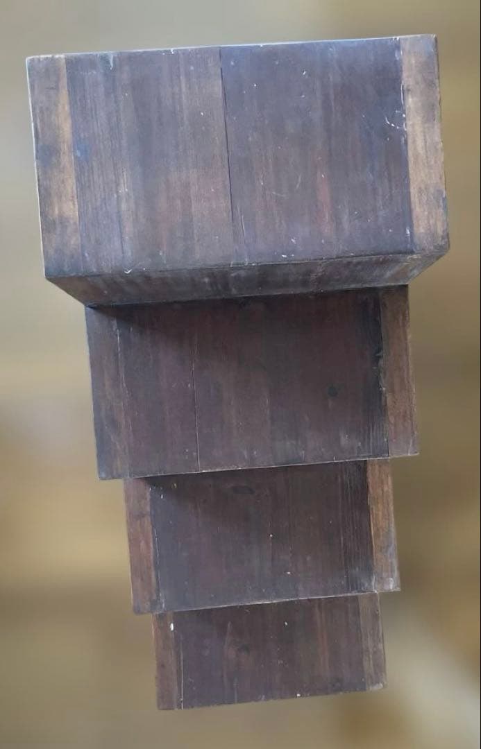 階段タンス　高さ約75.7cm 幅約72cm