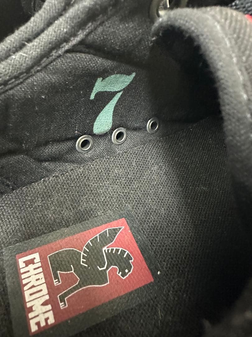 CHROME ブラック 自転車　ビンディングスニーカー　size 7