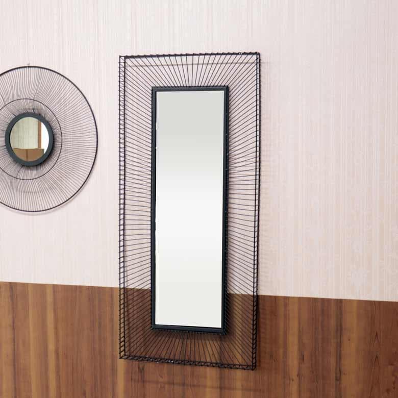 モダン ウォールミラー長方形 MCM デネブ クラシック