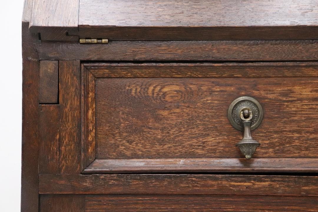 ※ミリカリ 英国 イギリス オーク材 ヴィンテージ ビューロー