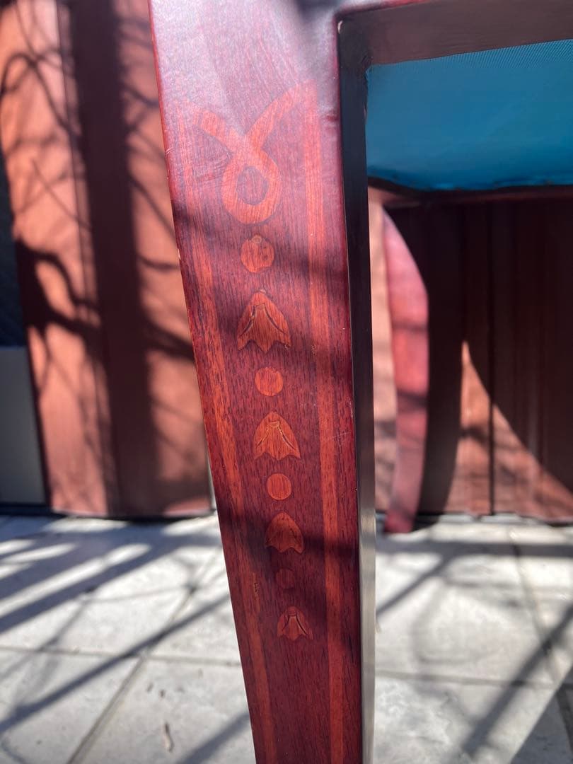 イギリス 本革ビンテージチェアー プレート刻印有り逸品